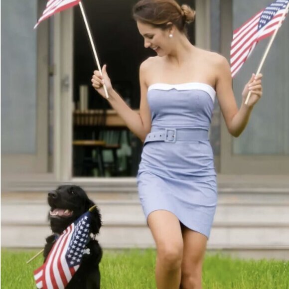 Gretchen scott Cotton Spandex Dress - The Galley Gingham small - Picture 2 of 13